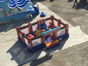 Trampolín inflable al aire libre para niños, castillo hinchable con Pared de escalada, Castillo de salto inflable para niños - Product Image 3