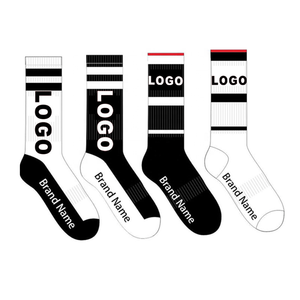 2022 मिंगझी कस्टम कार्बनिक कपास के मोजे मोटी बालों वाली महिला छोटे टखने के मोजे पुरुषों को सूती सफेद - Product Image 2