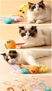 Jouet interactif pour animaux de compagnie en coton écologique : Corde à mâcher pour chien et chat, bâtonnet en peluche et corde à mâcher en peluche avec herbe à chat pour chats - Product Image 4