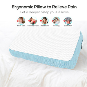 Vente chaude ARAAMI Direct Doux Premium Mousse À Mémoire De Mémoire De Sommeil Cou Oreiller Style Moderne Solide Motif Zéro Pression Support - Product Image 3