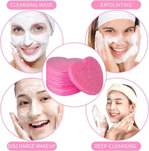 Éponges faciales compressées en vrac, éponges faciales en PVA pour le nettoyage, petites éponges rondes pour le démaquillage - Product Image 6