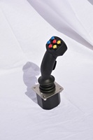 Joystick de commande électronique numérique ou à 6 touches Hall, 0,5-4,5 V, axe simple/double, pièces pour engins de construction