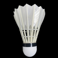 Volants de badminton LS300 75-78 Speed A-Class en plumes de canard super durables, lot de 12
