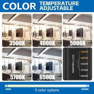 LED Linear <strong>Light</strong> 100W/80W/70W/60W/50W 8FT Bar Shaped <strong>Hanging</strong> Lamp LED Suspension Pendant <strong>Light</strong> For Office For Modern Spaces - Product Image 4