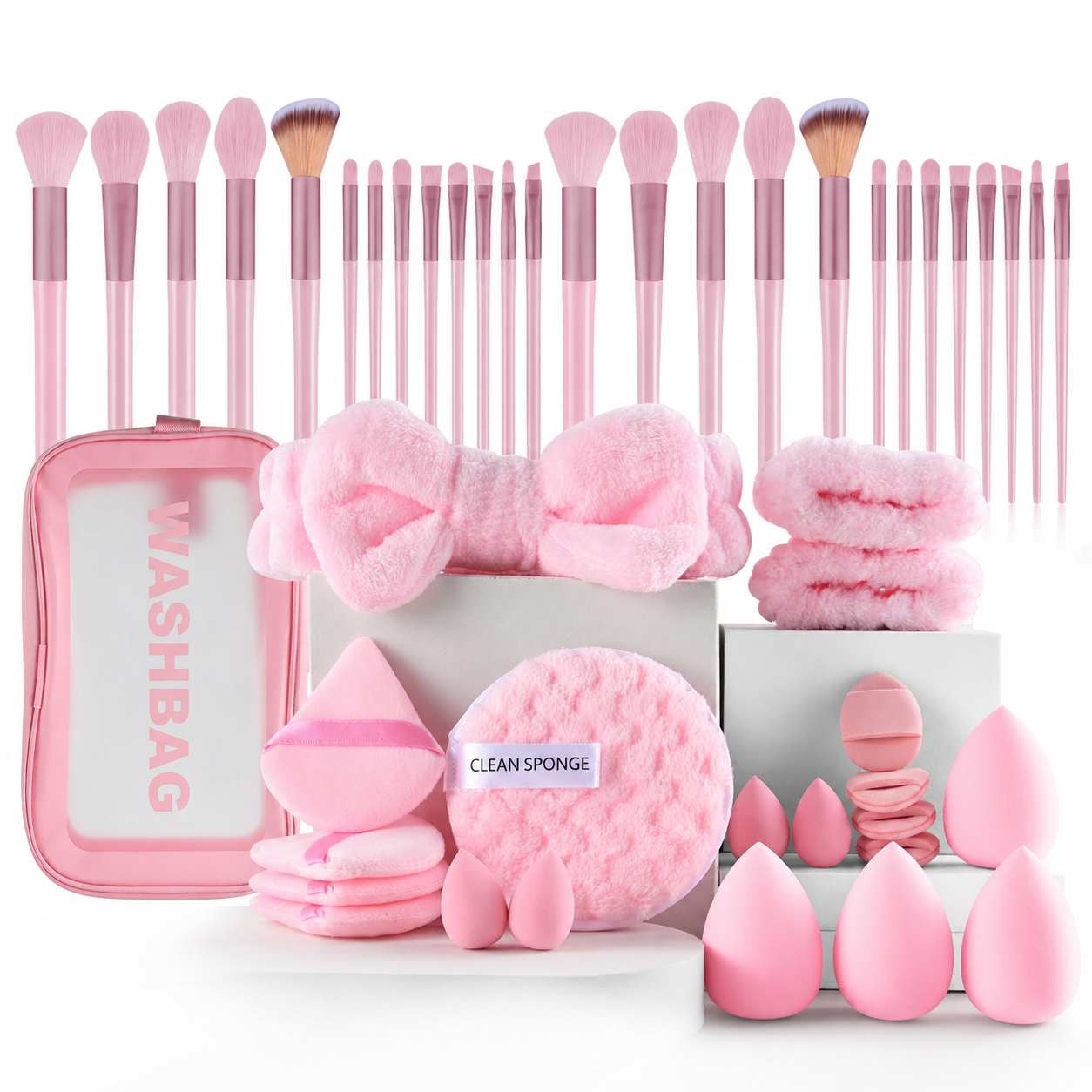 47 pcs pink set