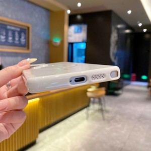 Custodia per telefono magnetica in TPU morbido colorato per S25 S24 Ultra compatibile con i telefoni cellulari 16E 15 14 <span class=keywords><strong>13</strong></span> 12 11 Pro - Product Image 6