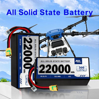 Tüm Katı Hal Lipo Bataryaları 22000mah 6S 23.7V 22Ah 300Wh/kg Tarım Dronu Bataryası için En Güvenli Batarya Toplu Stok