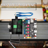 Carte de développement Makerbase MKS DLC32 MAX V1.0 GRBL ESP32-S3, bouclier CNC 4 axes, graveur laser, écran tactile 3,5 pouces