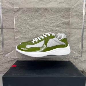 Chaussures de course en daim légères de haute qualité au design luxueux, chaussures de luxe haut de gamme vertes tendance PADDS - Product Image 1