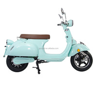 Nouvelle conception de scooter électrique vintage à deux roues pour adultes, batterie au lithium, moto enduro classique