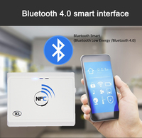 Lector de tarjetas portátil BT NFC, lector de tarjetas inteligente compatible con Sistema IOS ACR1311U-N2