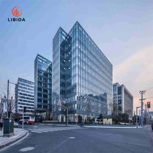 Pared cortina de aluminio y vidrio de diseño contemporáneo-Fachada <span class=keywords><strong>prefabricada</strong></span> unificada <span class=keywords><strong>para</strong></span> una instalación rápida - Product Image 3