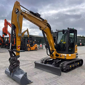 Satılık yeni 5.5Ton ekskavatör <span class=keywords><strong>Mini</strong></span> paletli ekskavatör xesale <span class=keywords><strong>Mini</strong></span> kepçe ekskavatör küçük paletli - Product Image 1