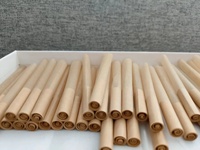 Chine faisant des tubes de papier d'emballage de cigarettes micro minces scellés en plastique imprimés de marque de couleur scellés non blanchis pointe en verre 8mm