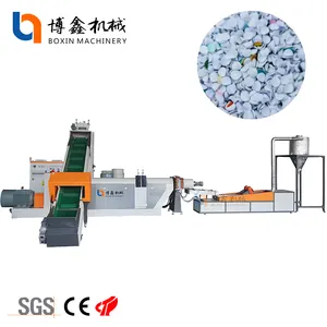 Hdpe Pe Pp Ps Pet Rigid Plastic Recycling Pelletizing Machine Line For Sale