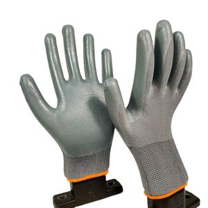 Guantes De Nitrilo De Alta Destreza, Guantes De Protección De Poliéster Personalizados, Guantes De Seguridad De Trabajo De Jardín Industrial A Prueba De Grasa Ligera - Product Image 5