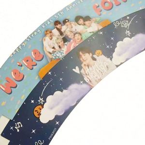 New Wholesale Kpop Paper Flat Cup Sleeve <b>Printing</b> Kpop <b>Coffee</b> Cupsleeve Custom logo - Product Image 3