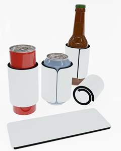Fundas de neopreno personalizables para latas, tipo Slap Wrap, para sublimación, a granel, plegables, para aislamiento de bebidas - Product Image 1