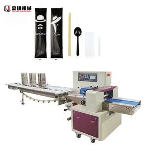 Tự động nhựa dao kéo thử thai Dải Bộ đồ ăn bao bì máy đóng gói - Product Image 1