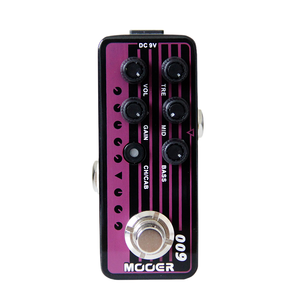 Mooer 009 <span class=keywords><strong>Blacknight</strong></span> préampli numérique préamplificateur avec 3 bandes EQ Delay Reverb effet pédale delay guitare - Product Image 1