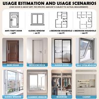Tira de sellado Cuishi CS para armarios, puertas planas entrelazadas, de goma PU, insonorizante, ecológica, duradera, para cortar en armarios.