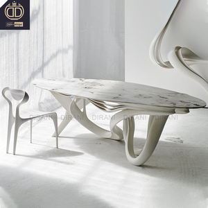 Villa-muebles de Arte de nuevo diseño, mesa de comedor de madera maciza de lujo de resina epoxi - Product Image 1