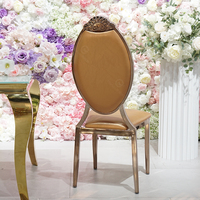 Chaise Chiavari Moderne Blanche en Fer, Robuste pour Salles d'Événements, Banquets, Parcs, Hôtels, Mariages en Plein Air et Fêtes - Vente en Gros