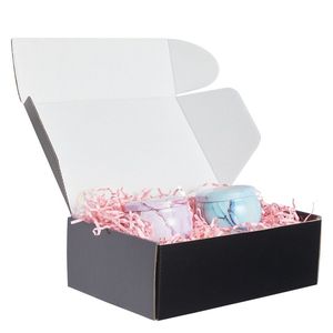 Custom Corrugated Cardboard Mailer Subscription Box Packaging Clamshell Wig Beauty Skincare Set Cosmetic Makeup Gift Box