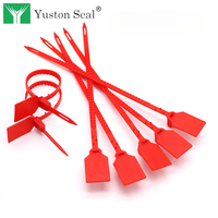 Sceau en plastique YUTONG YTPS201 315 mm avec logo personnalisé et code-barres pour livraison express et logistique