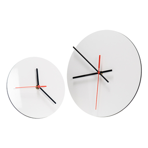 20cm MDF trống kính đồng hồ treo tường mặt duy nhất kim gỗ trang trí hình dạng cho thiết kế nhà có thể in <span class=keywords><strong>DIY</strong></span> thăng hoa đồng hồ - Product Image 3