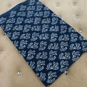 Tela de Algodón Puro de Alta Calidad con Estampado de Bloques, Ligera, Duradera y Cómoda para Ropa Étnica Femenina, Accesorio de Moda - Product Image 3