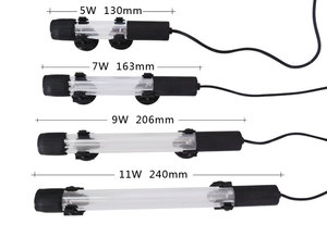 Stérilisateur <span class=keywords><strong>UV</strong></span> Ultraviolet Submersible 5W~11W Lumière de Désinfection de l'Eau Aquarium <span class=keywords><strong>Bassin</strong></span> <span class=keywords><strong>Lampe</strong></span> <span class=keywords><strong>pour</strong></span> Salon et Bureau - Product Image 2