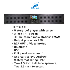 Hệ Thống Âm Thanh ATV UTV Rộng 13 CM, Chuẩn IP66 Chống Thời Tiết, Bl-U-E-tooth, Khuếch Đại, Lắp Đặt Dễ Dàng Cho Xe 12 Volt - Product Image 3