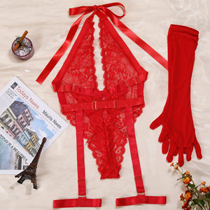 Lingerie <span class=keywords><strong>sexy</strong></span> en dentelle violette <span class=keywords><strong>pour</strong></span> femmes, combinaison une pièce, combinaison <span class=keywords><strong>sexy</strong></span> à col en V profond, lingerie, <span class=keywords><strong>cadeau</strong></span> de la Saint-Valentin, sous-vêtements <span class=keywords><strong>pour</strong></span> femmes - Product Image 6