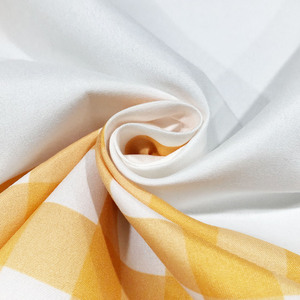 Phong Cách Mục Vụ Orange Polyester 58*18 "+ 28*36"/2P Rèm Cửa Nhà Bếp Thiết Lập Cửa Sổ - Product Image 5