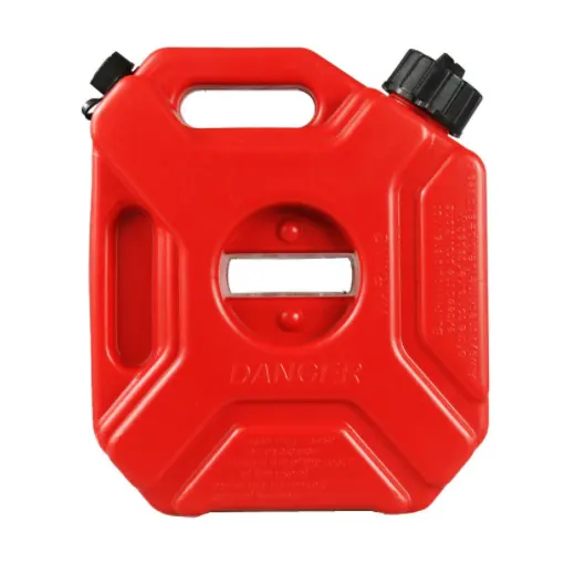 REALZION Motorcycle Lockable 5L/3L Fuel Tanks Plastic Petrol Cans Gas Can Gasoline Oil Container Fuel Canister For Universal