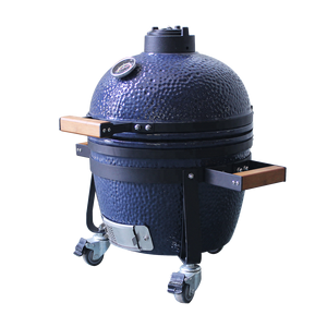 AUPLEX XL portátil 14 pulgadas Kamado BBQ ahumador Parrilla de cerámica para acampar al aire libre cocina carbono Parrilla <span class=keywords><strong>Asador</strong></span> De uso de carbono - Product Image 3