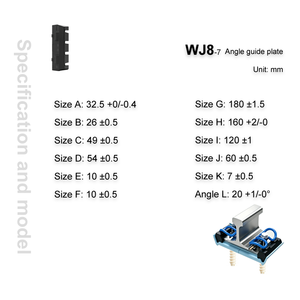 Plaque <span class=keywords><strong>de</strong></span> guidage inclinée WJ8-7 pour système <span class=keywords><strong>de</strong></span> fixation <span class=keywords><strong>de</strong></span> <span class=keywords><strong>rail</strong></span> WJ-8, norme CN TB/T 3395.5, dalle sans ballast pour voie ferrée à grande vitesse - Product Image 5