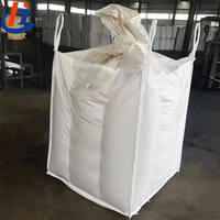 Sac de conteneur en vrac FIBC (Big Bag) en PP respirant, traité anti-UV, avec boucles d'angle croisées, étanche 1000 kg, pour usage industriel