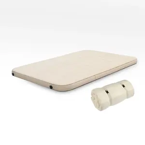 Colchoneta para dormir para acampar al aire libre autoinflable de 10cm y 4 pulgadas, esponja de espuma doble, colchón de aire para acampar