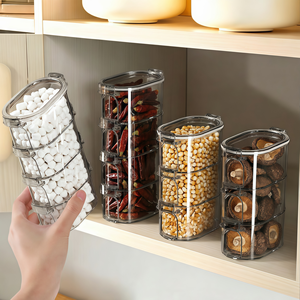 Contenitore <span class=keywords><strong>per</strong></span> Spezie, Trasparente e Impilabile, Perfetto <span class=keywords><strong>per</strong></span> Organizzare le Spezie in <span class=keywords><strong>Cucina</strong></span> - Product Image 1