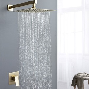 Testa <span class=keywords><strong>doccia</strong></span> a parete quadrata nascosta con funzione singola incastonata nella parete per gli alberghi a caldo e freddo - Product Image 4