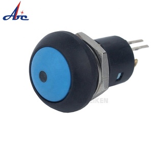 4 pins 1NO 12 mét 2A không thấm nước điện vòm đầu nhựa on off chốt trung tâm <span class=keywords><strong>Dot</strong></span> LED push <span class=keywords><strong>button</strong></span> chuyển - Product Image 2