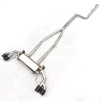 Échappement arrière à valves électroniques en acier inoxydable 304, quatre sorties, pour BMW X3 G01 G08 M40i B58 3.0T 2018-2024, silencieux sport