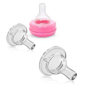 <span class=keywords><strong>Biberon</strong></span> pour bébé sans BPA, écologique, non toxique, réutilisable, à col large, en silicone, type arc, sans poignée, débit moyen - Product Image 5
