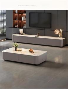 Soporte de <span class=keywords><strong>TV</strong></span> <span class=keywords><strong>Flotante</strong></span> de Lujo, Mueble de Pared de Madera Blanca de Nuevo Diseño <span class=keywords><strong>para</strong></span> Sala de Estar o Comedor con Unidad de <span class=keywords><strong>TV</strong></span> LED - Product Image 4