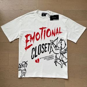 Camisetas de Hombre de Alta Calidad, 100% Algodón, Estilo Urbano, Estampado Gráfico, Tallas Grandes, Camisetas con Diseño de Emociones Mixtas para Hombre - Product Image 3