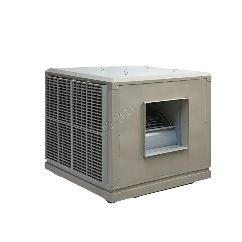 Enfriador de aire portátil de tipo grande, ventilador de refrigeración de agua para granja industrial