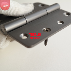 Dobradiça de Aço Inoxidável Níquel Acetinado TOP-SS3435-EB para Móveis, Armários, Banheiro, Quarto e Uso Externo - Fechamento Suave e Fácil - Product Image 6