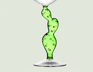 Bicchiere di vino <span class=keywords><strong>rosso</strong></span> con gambo di <span class=keywords><strong>cactus</strong></span> colorato di alta qualità unico - Product Image 4